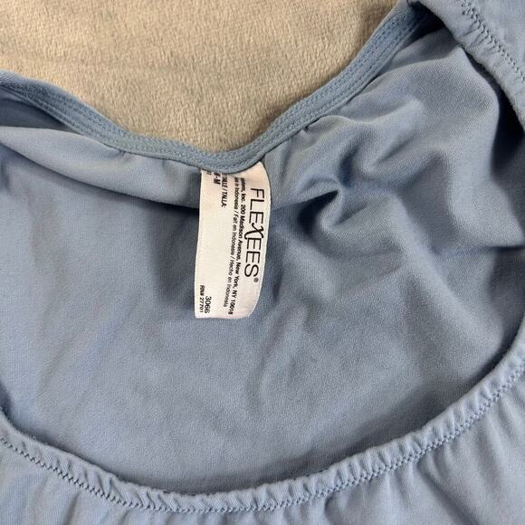 Flexees Women's T-shirt style Shapewear Blue size M - Picture 4 of 4